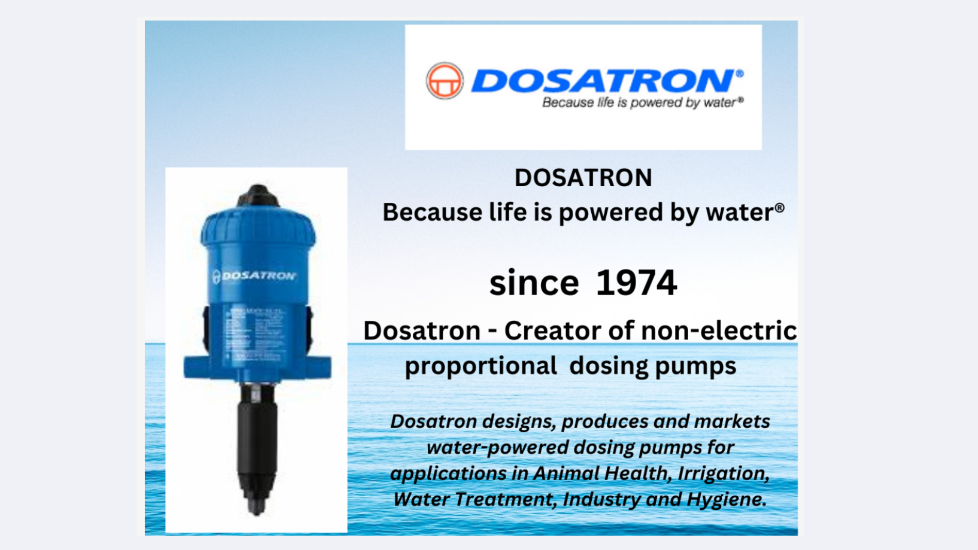 Dosatron Channel Partner: Delivering Precision in Fluid Dosing